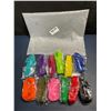 Image 6 : 12-Pack Colorful 5FT Dog Leashes/Pet Leashes for Small-Medium Dogs, Play, Backyard, etc. New!