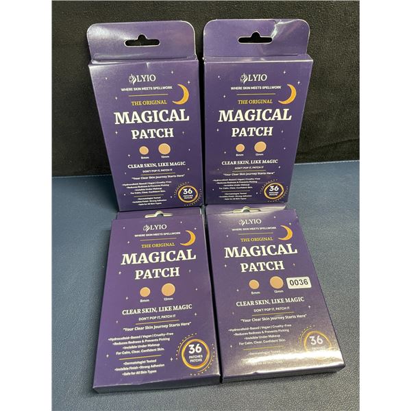4 Boxes of Lyio The Original Magic Patch Pimple Patches/Acne Patches (36pcs Per Pack) New