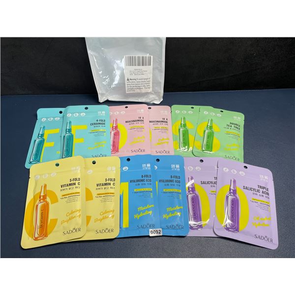 12-Pack Sadoer Beauty Facial Masks/Hydrating Facial Sheet Masks - New Sealed
