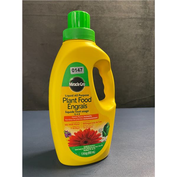 MiracleGro Liquid All-Purpose Plant Food (1.14kg) Feeds Plants Instantly - New
