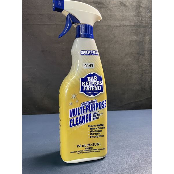 Bar Keepers Friend Superior Multi-Purpose Cleaner (750ml) 2-in-1 Spray + Foam - New!