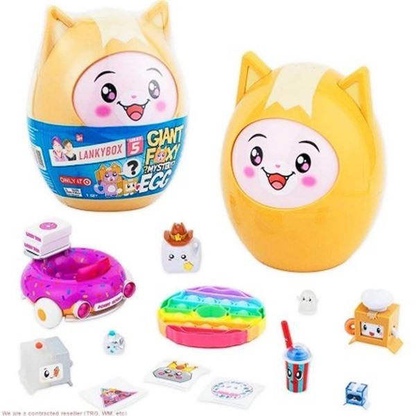 LankyBox Series 5 Foxy Mystery Egg Toy Set (8 Toys Included Inside!) New Sealed