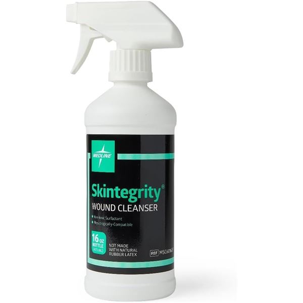 Medline Skintegrity Wound Cleanser Spray (16oz Bottle) - Brand New