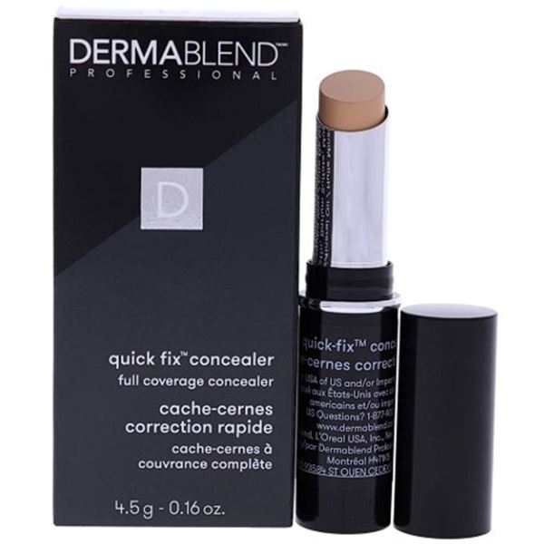 DERMABLEND Professional Quick Fix Concealer/Full-Coverage Concealer (4.5g) Beige 25N - Brand New