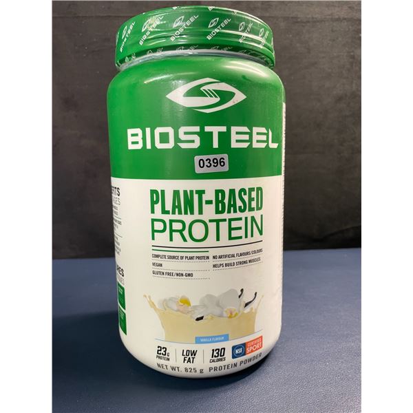 BIOSTEEL Plant-Based Protein Powder (825g) Vanilla Flavour - New Sealed