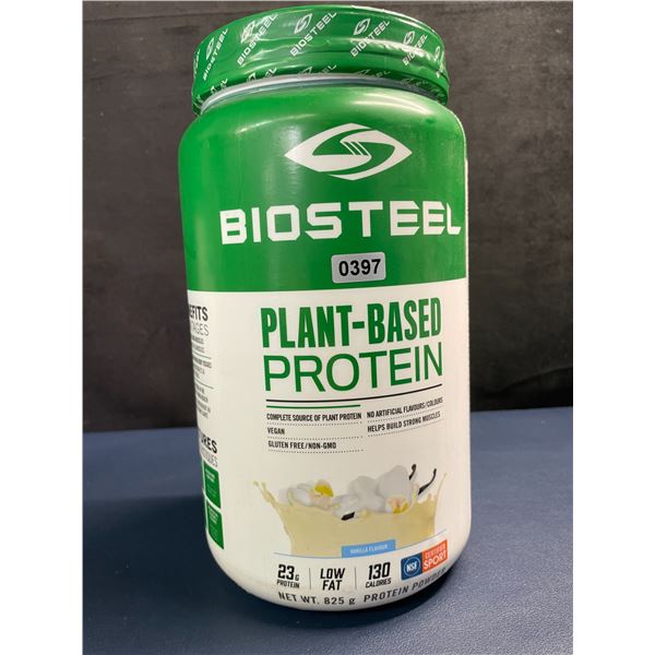 BIOSTEEL Plant-Based Protein Powder (825g) Vanilla Flavour - New Sealed