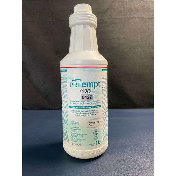 Preempt CS20 Sterilant and High Level Disinfectant (1L Bottle) for Medical Devices & Instruments