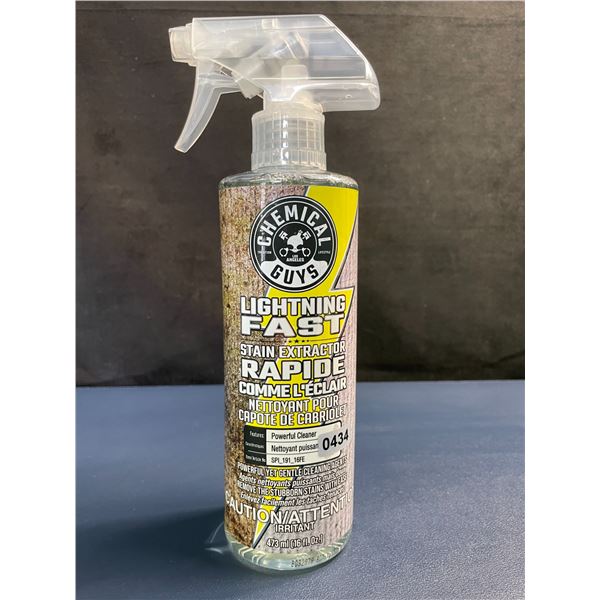 Chemical Guys Lightning Fast Stain Extractor/Powerful Cleaner Detailer Spray (473ml) Brand New!