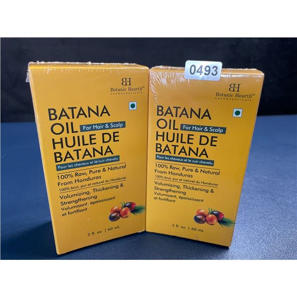 2 Boxes Botanic Hearth Batana Oil for Hair & Scalp (60ml) Volumizing, Thickening, & Strengthening