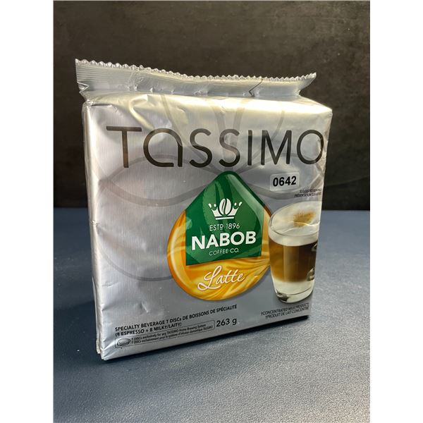 Tassimo Nabob Coffee Latte Pods/Tassimo T-Discs (263g) 9 Espresso + 8 Milk - New Sealed