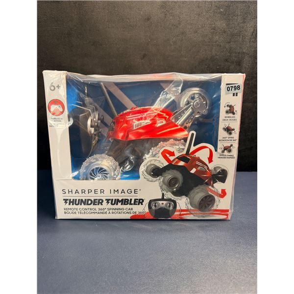 Sharper Image Thunder Tumbler 360 Degree Spinning RC Car - New