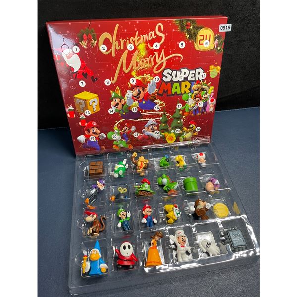 Super Mario Bros.Toy Advent Calendar/Holiday Advent Calendar - Includes 24 Mario-Themed Toys! New