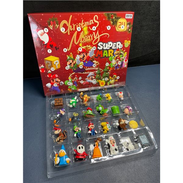 Super Mario Bros.Toy Advent Calendar/Holiday Advent Calendar - Includes 24 Mario-Themed Toys! New