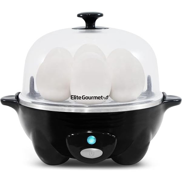 EliteGourmet Easy Egg Cooker - Rapid Egg Cooker; Cooks 7 Eggs At Once - Brand New!
