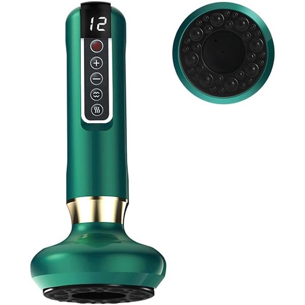 Smart Cupping Massager/Portable Cupping Therapy Device w/ Adjustable Suction, 12 Levels - NEW