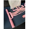 Image 7 : Multi-Functional Exercise/Pedal Resistance Band Set for Legs, Back, & Chest Workouts (Pink) New!