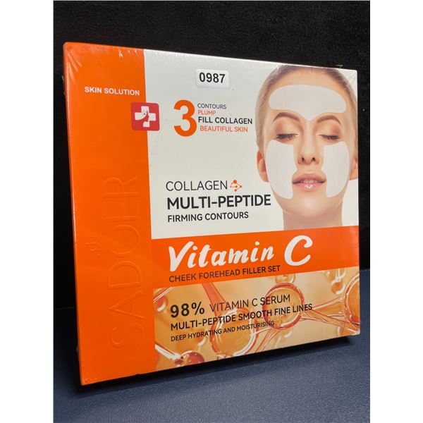 Sadoer Multi-Peptide Collagen Vitamin C Cheek & Forehead Filler Set/Beauty Set - New Sealed