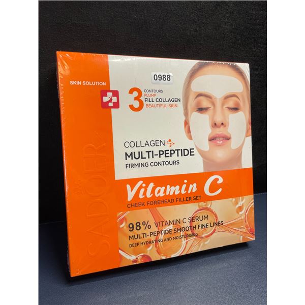 Sadoer Multi-Peptide Collagen Vitamin C Cheek & Forehead Filler Set/Beauty Set - New Sealed