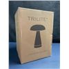 Image 4 : TriLite Metallic Gold Cordless LED Table Lamp; USB Rechargeable, Dimmable, 3 Brightness Levels - New