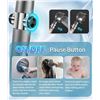 Image 10 : Handheld High-Pressure Adjustable Shower Head; 3 Spray Modes with Hose & 5 Filters - NEW