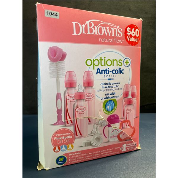 Dr.Browns Natural Flow Options+ Anti-Colic Bottle Gift Set (Pink) New Sealed! ($60 Value!)