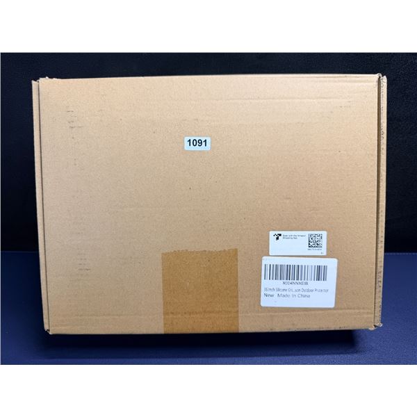 36 INCH Silicone Grill Cover with Silicone Drip Tray and Basting Brush - New