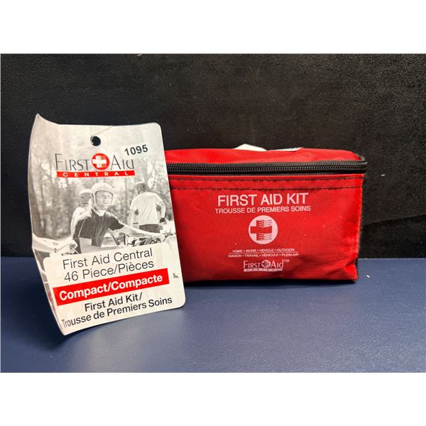 46PC Compact Central First Aid Kit - New