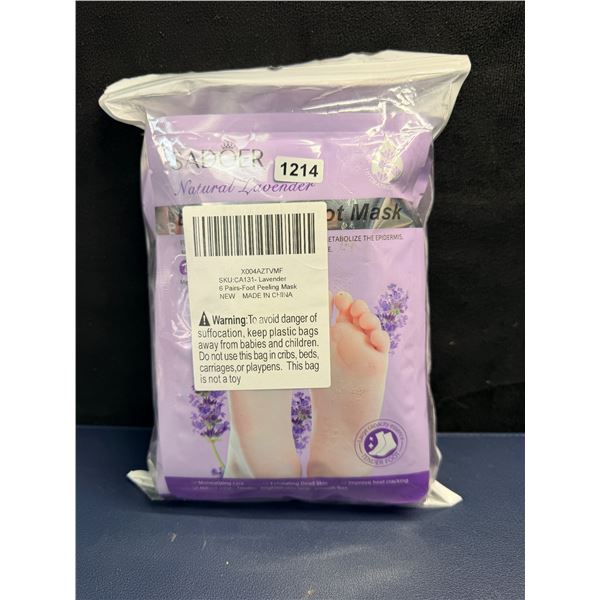 6-Pack Sadoer Natural Lavender Essence Moisturizing Hand Masks - For Delicate/Smooth Skin - New