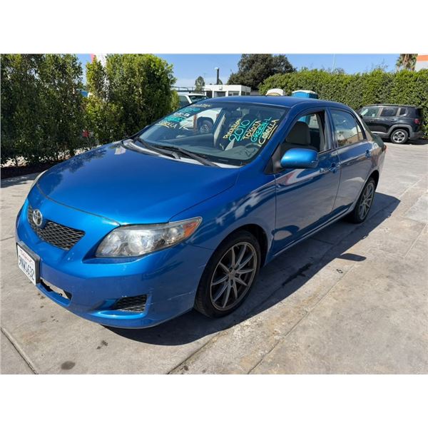 TOYT COROLLA  2010 SALV T/DONATION