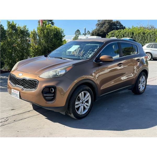 KIA SPORTAGE 2017 T-REPO-SMOG-2 DAYS