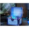 Image 2 : Treasure Chest Projection Lamp Blue Night Light