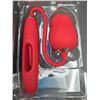 Image 3 : Red Silicone Rose Vibrator Kit With Charger