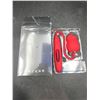 Image 2 : Red Silicone Rose Vibrator Kit With Charger