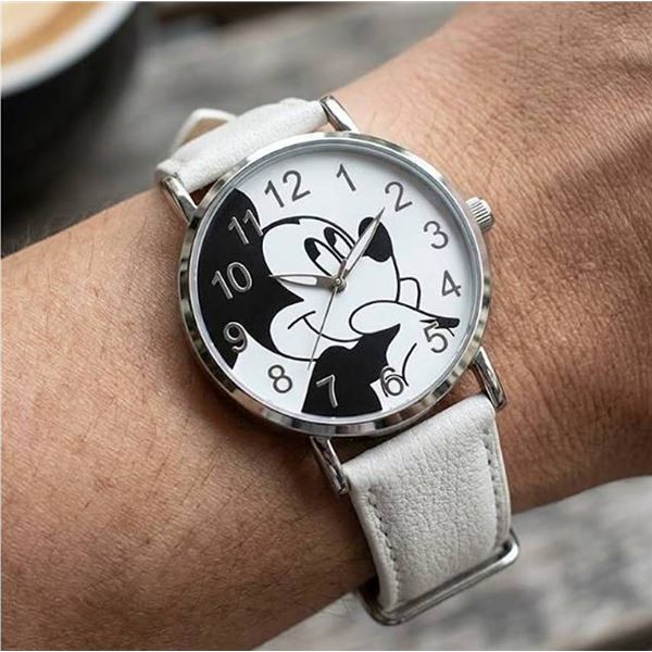 Mickey Mouse White Strap Watch in Package