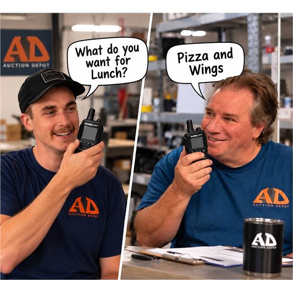 GLOBAL-PTT Digital Walkie Talkie Pair