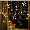Image 1 : 2 SETS - LED Fairy Lights Moon Star Window Decor