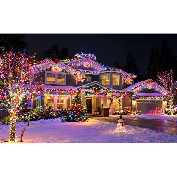 Outdoor Christmas Lights Multicolour Set