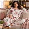 Image 1 : Flora Nikrooz 2-Piece Pyjama Set XL Floral