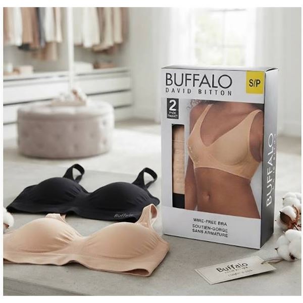 Buffalo David Bitton Wire-Free Bra 2-Pack S/P