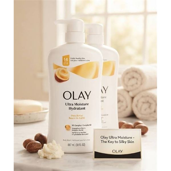Olay Ultra Moisture Hydratant 887ml Duo