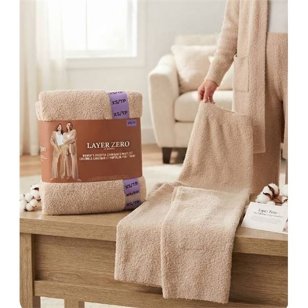 Layer Zero Cardigan & Pants Set XS/TP