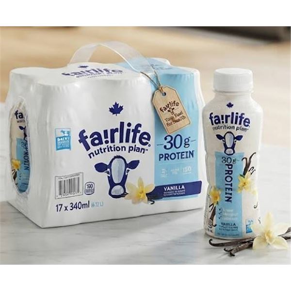 Fairlife Vanilla Protein Shake 17x340ml