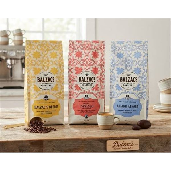 Balzac's Coffee Roasters 3 Whole Bean Bags 340g