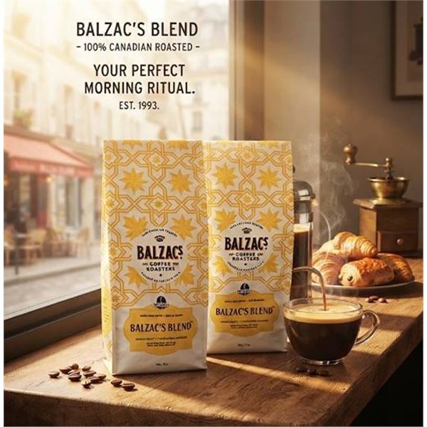 Balzac's Whole Bean Coffee Balzac's Blend 2x340g