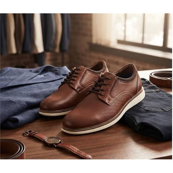 ALDO Men's Dark Tan Shoes Size 8