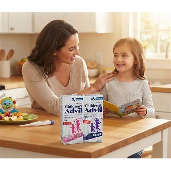 Children's Advil Grape & Bubble Gum 230mL 2pk
