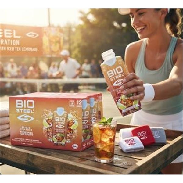 BioSteel Iced Tea Lemonade Sports Drink 12x500ml
