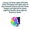 Image 4 : Lxyoug LED RGB Strip Light 65ft with Remote