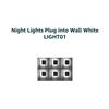 Image 4 : 6pk LED Night Lights Dusk to Dawn Sensor White