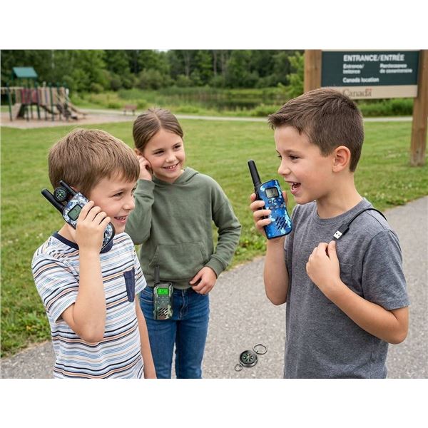 Inspireyes GL-528 Kids Walkie Talkies, 3 Pack